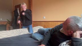 natural, fun and real morning sex of wildspaincouple