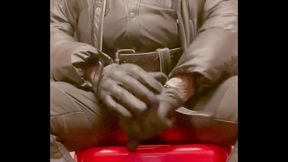 Leather Muscle BBC Cock Titplay