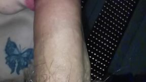 Focus on my tongue as he guides you through a intense cock&#x1F346; POV blowjob