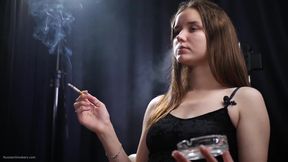 Sexy Studio Smoke Mood Elegant Brunette Vibes