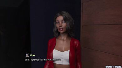 Streets of Sorcery XXXNinjas PC Gushing Brunette Cartoon Visual Novel