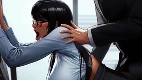 Sexy Secretaries LOVE their bosses BBC in new hentai from Spicy Toons!