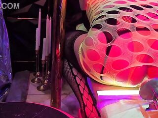 Hardcore booty widening with toy joy xxx
