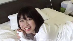 Asian Angel rides cock and shows off big rack