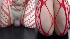 HOT MOM Pawg Cameltoe Slide With Behind Job and Hands-Free Orgasm