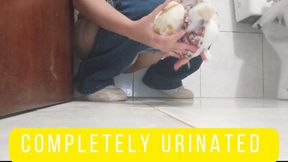 Completely urinated on by Lola