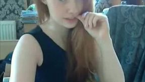 Slender pale light haired teen flashed me her nice inviting ass