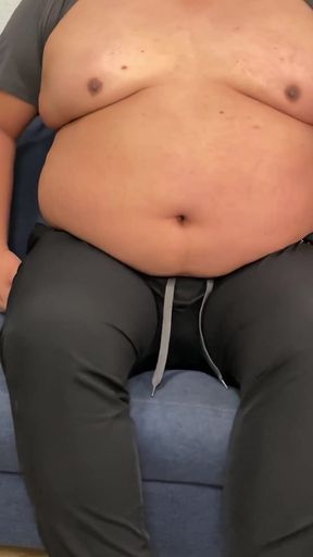 Chubby Boy Dancing and Showing off His Tightywhities