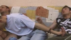 Cocks for Everyone Scene-3_gay Threesome for a Twink Who Ends up Covered in Semen