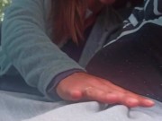 Zoe &. Máx. PILLADOS!!! Agente forestal nos detiene en plena mamada