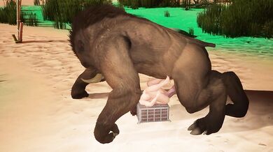 Giant furry pig rips monster cock in Skyrim hentai