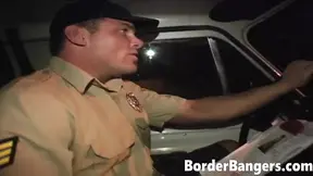 Hot police officer Ava Devine takes a big dick