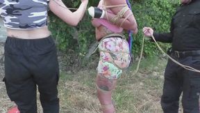 24hours of Bondage Hell for Maya - The ultimate new Challenge for the spanish Bondage Superstar. Chapter 9 - Cruel Predicament Walk Training with Damon & Rija - Part 3 mp4 HD