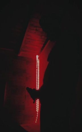 Silhouette cum dripping from my big uncut throbbing cock