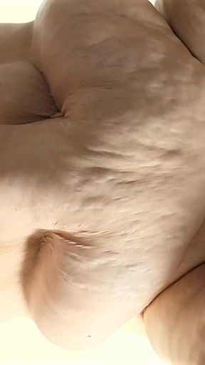 Big Fat Ass Booty White Hijab Woman in Porn Video Shaking Jiggling Her Thick Belly, Her Phat Juicy Pussy on BBC Black Man Cock