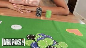 MOFOS - Brixley Benz Wins Bets &mdash;  Then Tries Strip Poker And Anal&#x1F44C; Fun