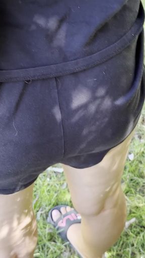 Public Pissing Compilation in Nature! Travel by Car! POV!