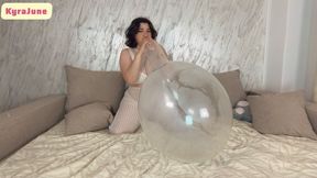 B2P - Clear Balloon Condensed Breath, sweaty and dripping streaks - Tuftex 17-inch - Balloon Fetish