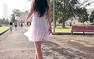 Naughtylada, white transparent dress