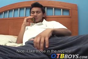 Latin twinks with big fat dicks enjoying a good sex session
