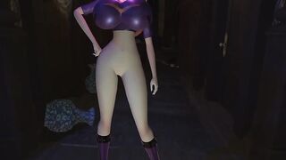 3DGSPOT - Big Boobies bimbos Fucks Rough With Ghost Into Animated Game! 3D ANIMATED PORN!