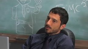 Stud teacher banging twink horny student with cute asshole