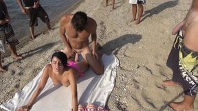 Cum Party on the Beach! My Anus is There for Everyone!