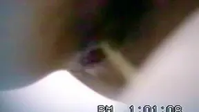 Adorable and daring asian girl is ing in the toilet