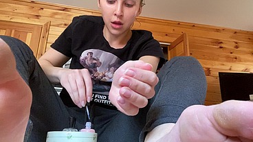 Painting My Toenails