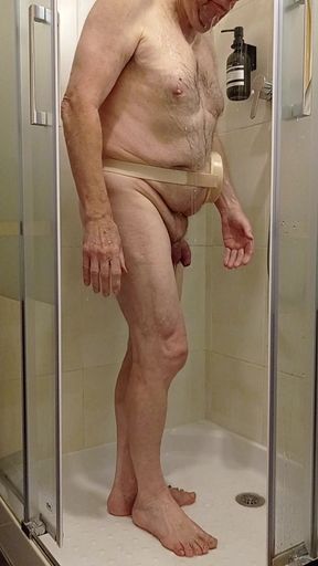 Small shower on vacation