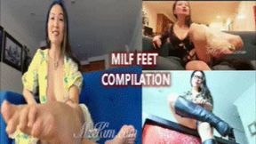 MILF Feet Compilation - Mz Kim Sweet Stepmom Gives Foot Smelling POV Foot Worship Foot Slave Training