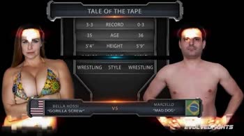 Bella Rossi's Red-Hot Handjob and Strap-On Domination of Marcelo