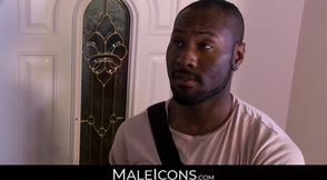 MaleIcons.com - Ebony stud Noah Donovan's wild ride with boyfriend Roman Todd