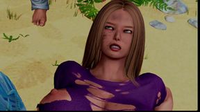 Hot milf Nami gives best blowjob to big cock in Spanish gaming porno