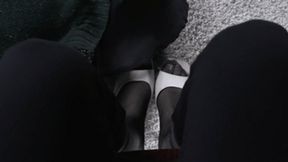 My Stockinged Feet In Mules, 3rd