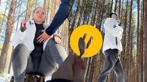 Freeze Time Woods: Creepy Neighbor Freezes Cute Jogger