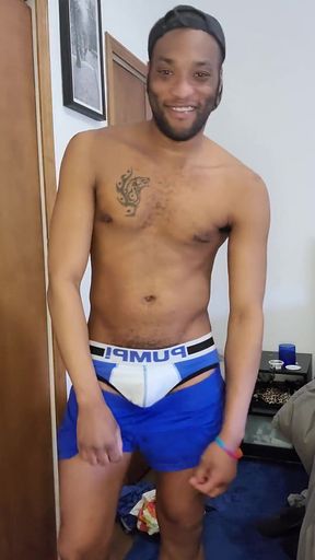 Shhhhhh! Kennie Jai Jerks off in the Next Room and the Roommate Might Hear!!!