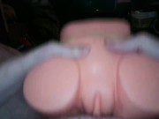 POV masturbating with my Fake hole