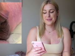 Ruthless SPH domina mocks micro dick