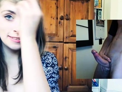 Cute blonde amateur webcam teen masturbating