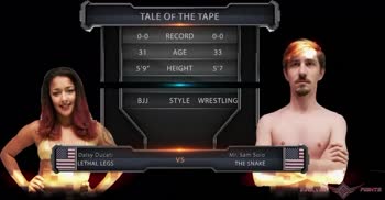 Daisy Ducati's Fiery Frenzy: Petite Ebony Wrestler Subdues Man in Steamy Mixed Match