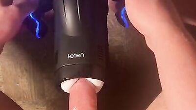 Blowjob Machine sucks out multiple loads of my cum!