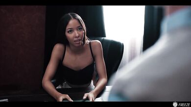 Girl Cheats On Boyfriend With Nerdy Classmate With Time Freeze Powers