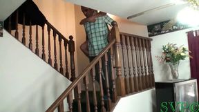 MILF sandy-haired girlfriend and new boyfriend enjoy a wild threesome