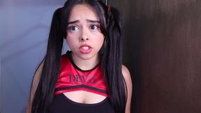 Cheerleader Girl in the Neighborhood