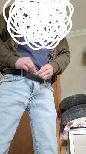 Watch me try to get hard on a cold day, see me jerk off and cum