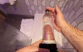 POV Morning Cock Pump with a Big Bear Body