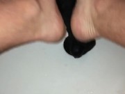 Male Foot Fetish & Dildo Foot Job & Dildo Fuck