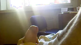 Serbian Twink Strokes His Morning Wood