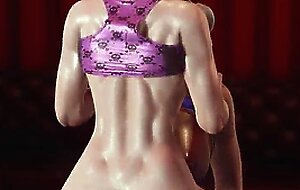 Futa - street fighter - juri gets creampied by chun li - 3d porn